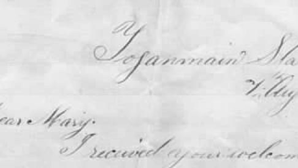 A Love Letter from Toganmain: A Glimpse into 1899