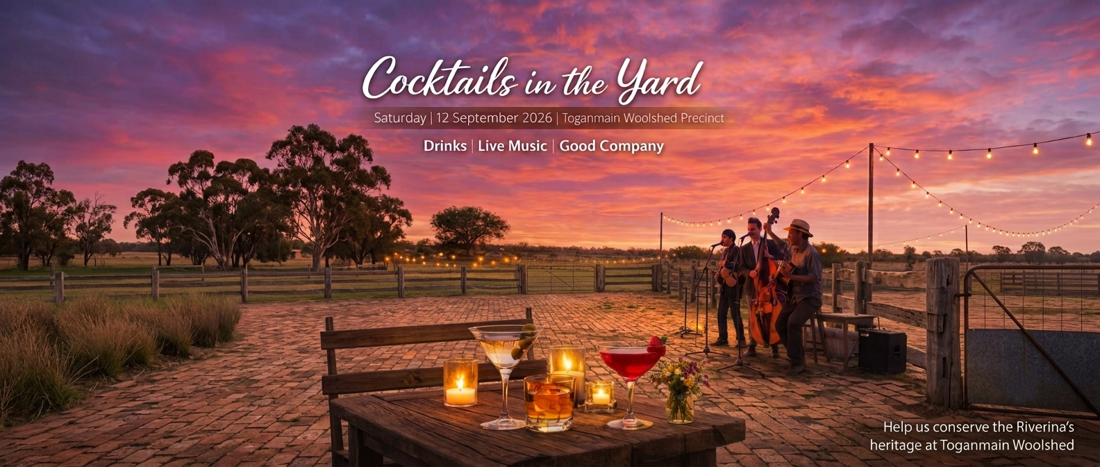Cocktails in the Yard - Toganmain Woolshed