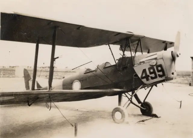 A light aircraft visiting Toganmain