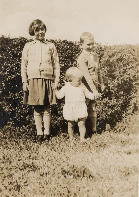 Arn, Bill and John Jnr McBratney, 1928