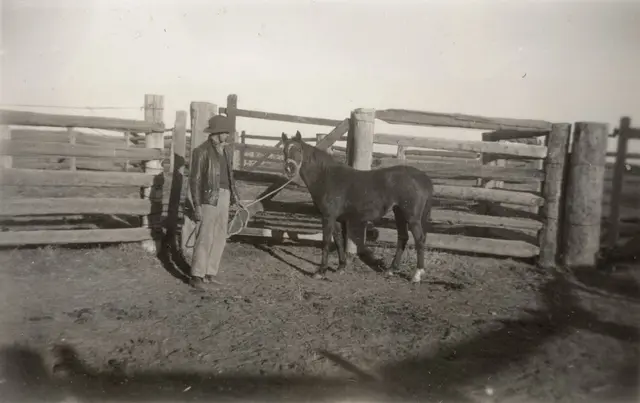 Bill McBratney with Egypt, 1946