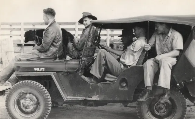George, Bill McBratney, Frank, Allan and Bill, 1948