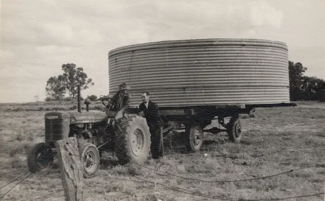 Bill McBratney and Allan, 1948