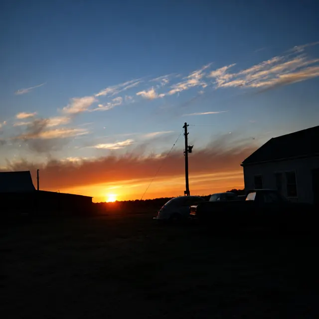 Sunset at the quarters