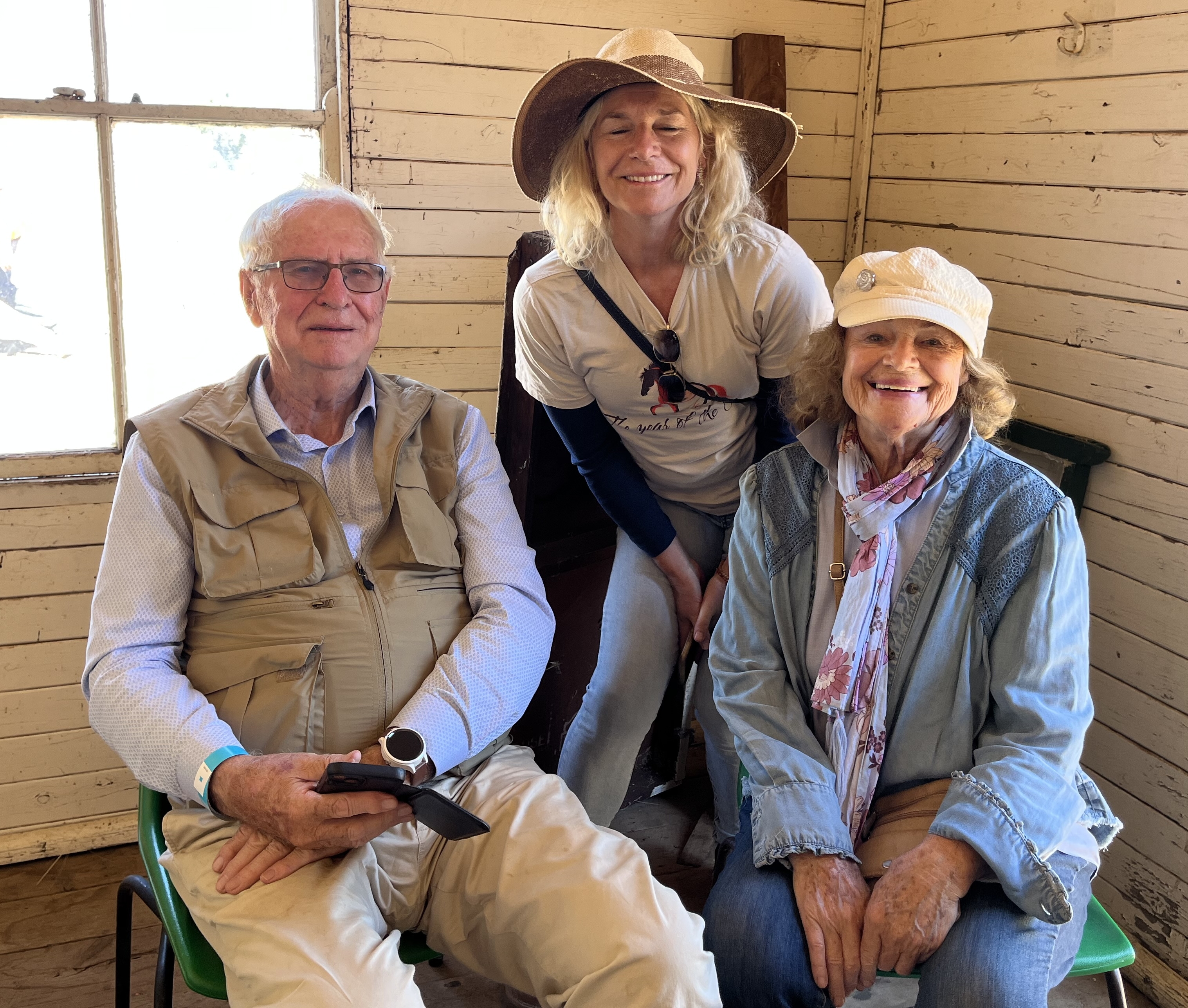 John, Coleen and Lani Houston